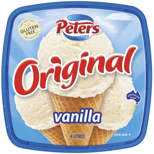 Peters Original Vanilla Ice cream 4L