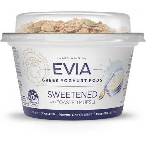 Evia Greek Yoghurt Pods with Muesli