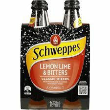 Schweppes Lemon, Lime & Bitters 300mL 4pk