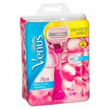 Gillette Venus Spa Breeze Razor 6 Cartridges + Razor Handle Set