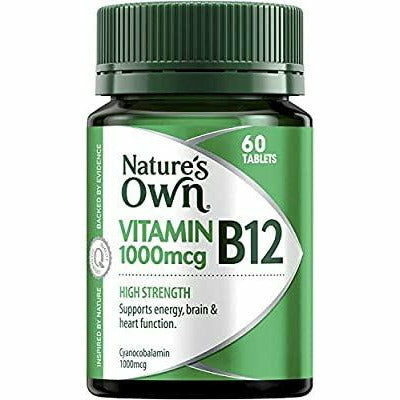 Natures Own Vit B12 1000Mcg Tabs 60