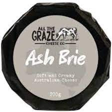 All The Graze Ash Brie 125gm