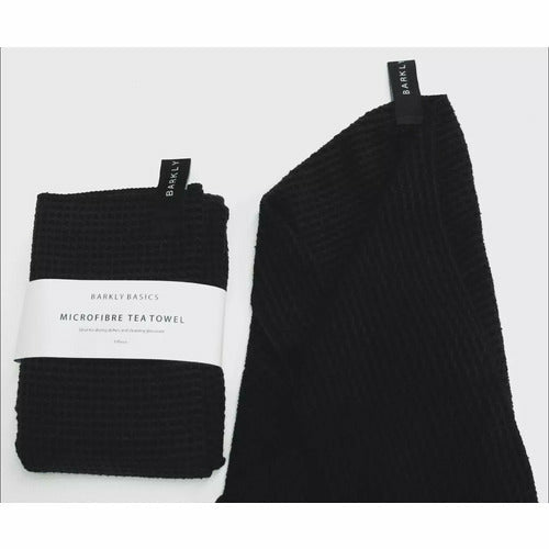 Barkly Basics Tea Towel Black