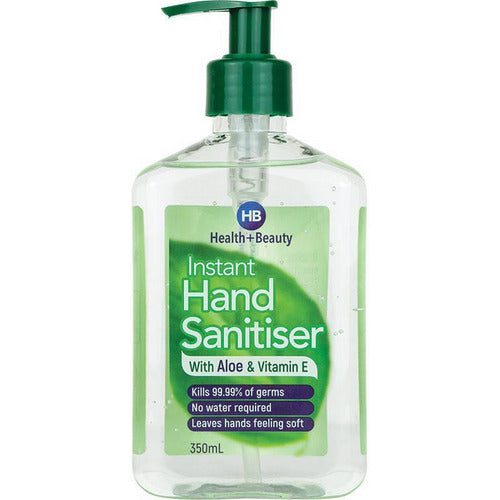 Health & Beauty Hand Sanitiser Pump 350ml