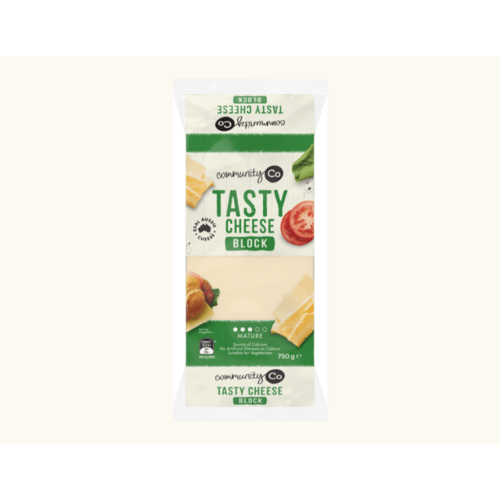 Community Co Tasty Cheese Block 750g