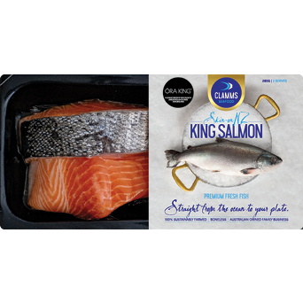 Clamms NZ Ōra King Salmon 2pk 280g