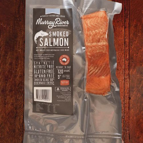 Murray River Smokehouse Hot Smoked Salmon Portion 120g