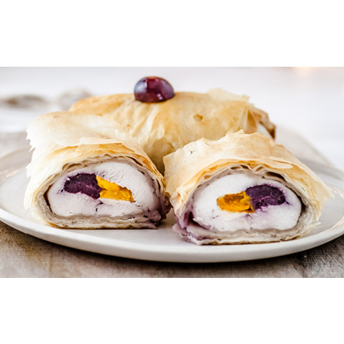 Lenards Mango & Black Cherry Chicken Filo 490g