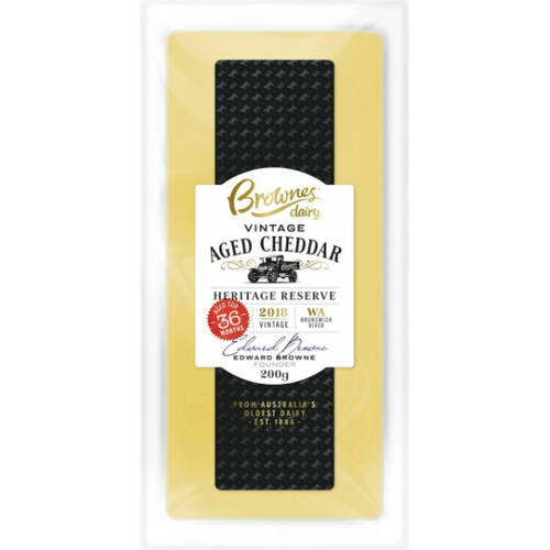 Brownes Vintage Cheddar Cheese 200g