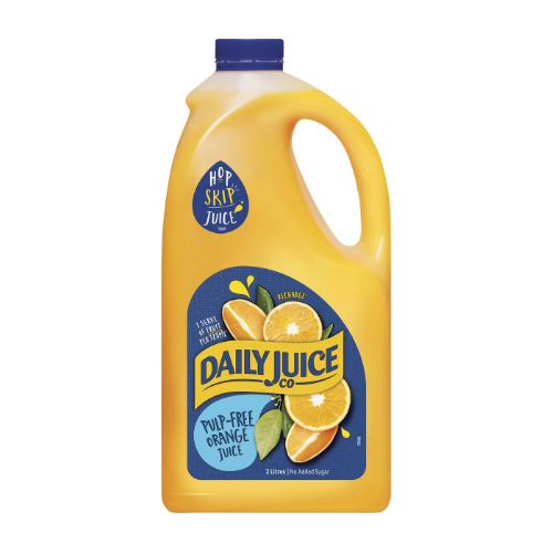 Daily Juice Pulp Free Orange Juice 2l