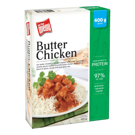 On The Menu Butter Chicken 400g