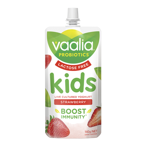 Vaalia Yoghurt Kids Lactose Free Strawberry 140g