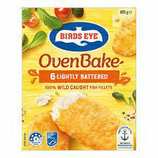 Birds Eye Lightly Battered Fish 425G