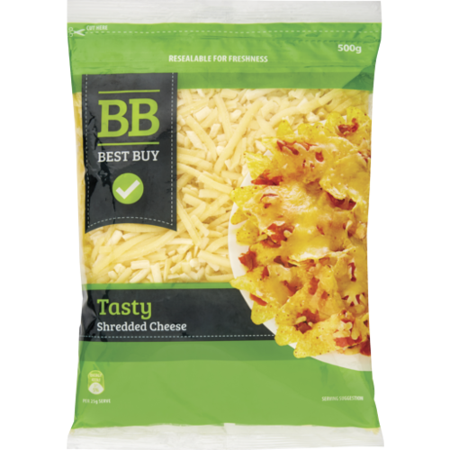 Best Buy Cheese Tasty Shredded 500g