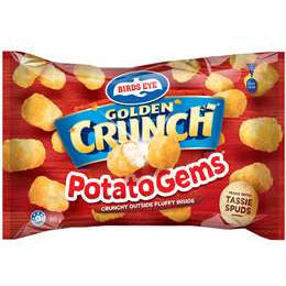 Birds Eye Potato Gems Golden Crunch 900gm