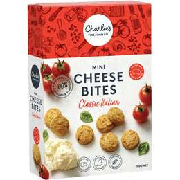 Charlies Mini Cheese Bites Italian Cheese 100gm