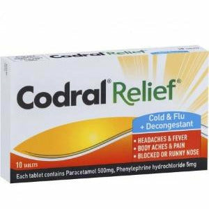 Codral Relief Cold N Flu 10S