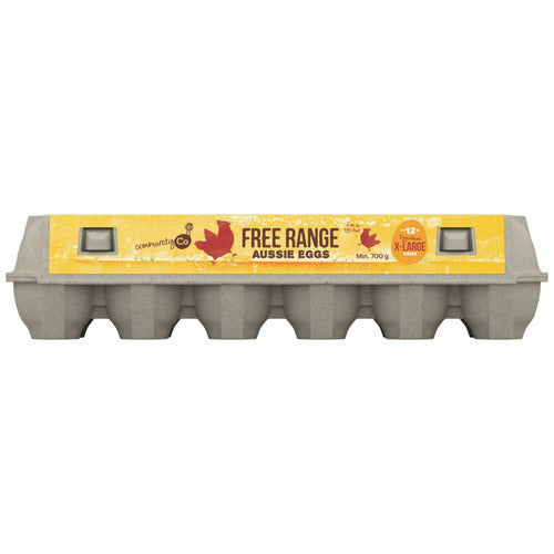 Community Co Eggs Free Range X Large 700gm 12 pack