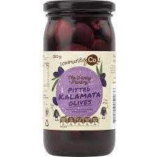 Community Co Olives Kalamata Pitted 350gm