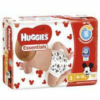 Huggies Essential Nappies Size 3 Crawler 6-11Kg 52Pk