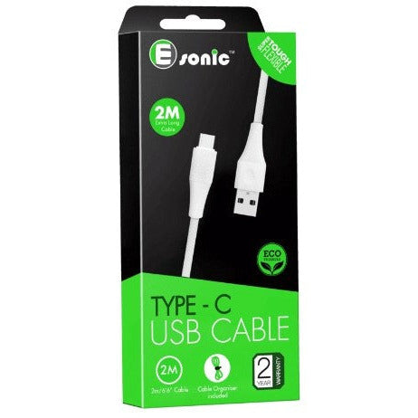 Esonic Type C USB Charging Cable 2m