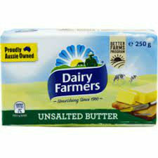 Dairy Farmers Unsalted Butter Block 250g