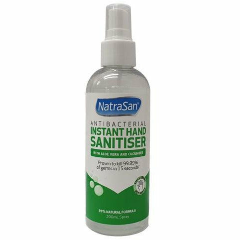 Natrasan Instant Hand Sanitiser Spray 200Ml