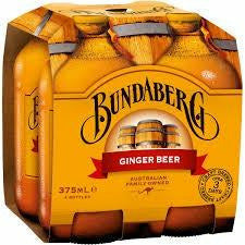 Bundaberg Ginger Beer 4 x 375ml