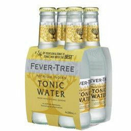 Fever Tree Tonic Water Premium Indian 200mL x 4pk