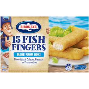 Birds Eye Fish Fingers Hoki 15 Pack 375G