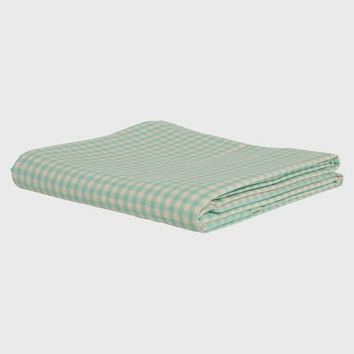 Sage and Clare Hanna Woven Fitted Cot Sheet Mint