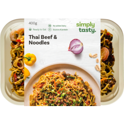 Simply Tasty Thai Beef & Noodles 400gm