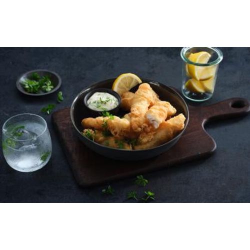 I & J Crispy Battered Flathead Fish Bites 500g