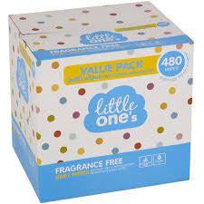 Little Ones Baby Wipes 480pk