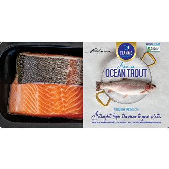 Clamms Ocean Trout Portions 2pk 280g