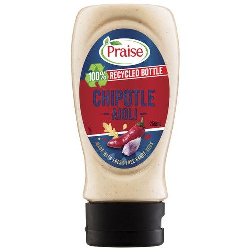 Praise Aioli Mayonnaise Deli Style Chipotle 250Ml