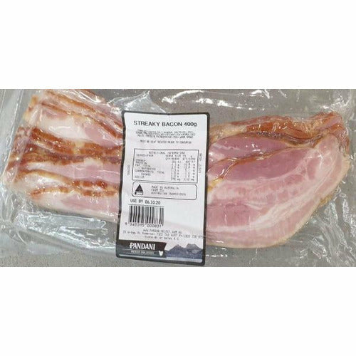 Pandani Streaky Bacon 400g