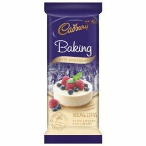 Cadbury Baking White Chocolate Block 180g