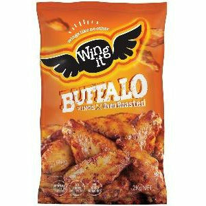 Wing It Buffalo Wings Oven Roasted 2 Kg